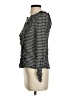William Rast Houndstooth Black Long Sleeve Blouse Size XS - photo 5