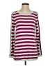 Soft Surroundings Stripes Purple Pullover Sweater Size S - photo 1