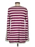 Soft Surroundings Stripes Purple Pullover Sweater Size S - photo 2
