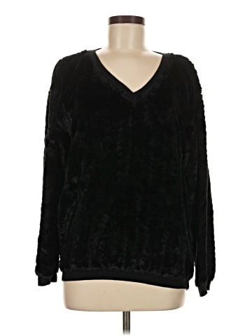 Eyelash Couture Pullover Sweater (view 1)