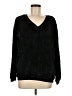 Eyelash Couture 100% Polyester Black Pullover Sweater Size M - photo 1