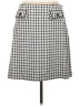 CAbi Houndstooth Gray Casual Skirt Size 6 - photo 1