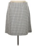 CAbi Houndstooth Gray Casual Skirt Size 6 - photo 2