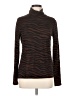 BeachLunchLounge Animal Print Brown Turtleneck Sweater Size M - photo 1