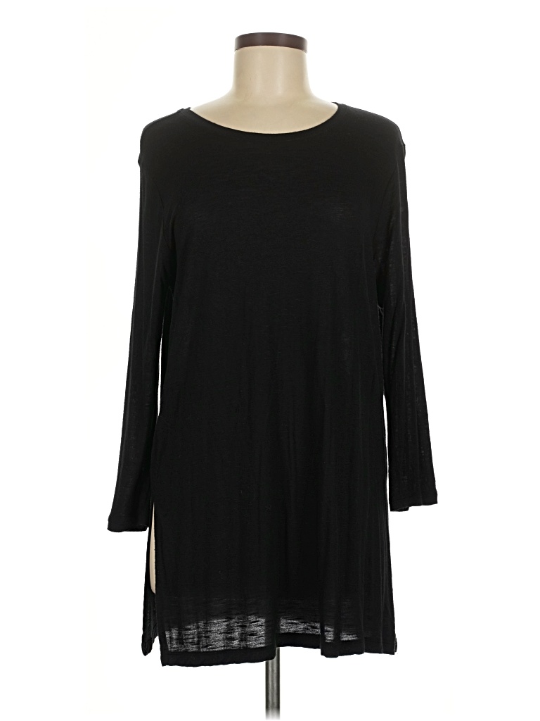 Pre-owned Old Navy 3/4 Sleeve Top Black Boatneck Tops
