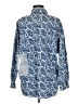 Bill Blass Paisley Blue Long Sleeve Button-Down Shirt Size M - photo 2
