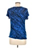 Kensie 100% Viscose Animal Print Blue Active T-Shirt Size M - photo 2