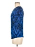Kensie 100% Viscose Animal Print Blue Active T-Shirt Size M - photo 5