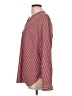 CAbi 100% Polyester Stripes Red Long Sleeve Blouse Size L - photo 5