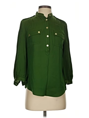Trina Turk 3/4 Sleeve Silk Top (view 1)