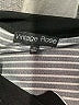 Vintage Rose Stripes Black Short Sleeve Blouse Size 1X - photo 7