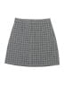 XIA Plaid Gray Casual Skirt Size S - photo 2