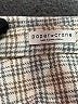 Paper Crane Houndstooth Gray 3/4 Sleeve Button-Down Shirt Size S - photo 7