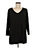 Susan Graver Black 3/4 Sleeve Top Size M - photo 1
