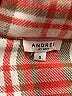 Andree by UNIT 100% Polyester Plaid Orange Coat Size S - photo 6