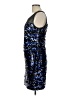 Connected Apparel 100% Polyester Blue Cocktail Dress Size 10 - photo 5