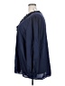 Suzanne Betro Blue Long Sleeve Blouse Size 3X - photo 5