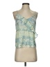 Wild Fable 100% Polyester Green Sleeveless Blouse Size S - photo 1