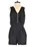 Express 100% Polyester Solid Black Romper Size 0 - photo 1