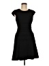 Jennifer Lopez Solid Black Cocktail Dress Size 6 - photo 1