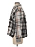 Aerie Plaid Gray Long Sleeve Blouse Size S - photo 5