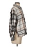 Aerie Plaid Gray Long Sleeve Blouse Size S - photo 4
