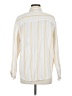 Universal Thread 100% Cotton Stripes Ivory Long Sleeve Button-Down Shirt Size M - photo 2