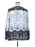 Style&Co 100% Polyester Blue Long Sleeve Blouse Size XXL - photo 2
