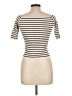 Zara Ivory Short Sleeve Top Size L - photo 2