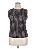 DressBarn 100% Polyester Gray Sleeveless Blouse Size XL - photo 1