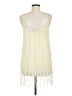 Dani 100% Rayon Yellow Sleeveless Top Size M - photo 2