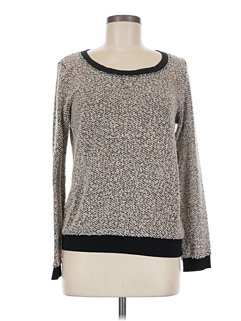 Pre-owned Ny Collection Pullover Sweater In Gray