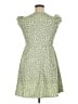 Shein 100% Polyester Hearts Green Casual Dress Size M - photo 2