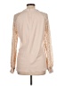 MIHOLL Tan Long Sleeve Blouse Size L - photo 2