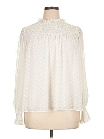 Rebecca Taylor Long Sleeve Blouse (view 1)
