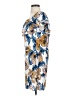 Everly 100% Polyester Print Blue Casual Dress Size S - photo 5