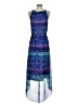 Chico's Print Blue Cocktail Dress Size Sm (0) - photo 2