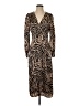 Lucy Paris Animal Print Brown Casual Dress Size XS - photo 1