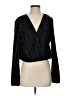 ASTR The Label 100% Polyester Black Long Sleeve Blouse Size S - photo 1