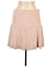 Kaari Blue Solid Tan Casual Skirt Size 6 - photo 2