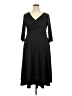 Unbranded Solid Black Casual Dress Size 2X - photo 1