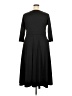 Unbranded Solid Black Casual Dress Size 2X - photo 2