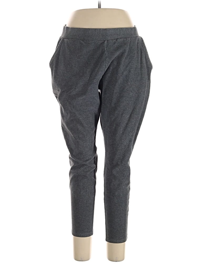 Pre-owned Lands' End Active Pants In Gray
