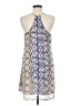 Lavender Brown 100% Polyester Blue Tan Cocktail Dress Size M - photo 2
