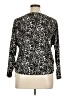 W. by Wantable Animal Print Black Long Sleeve Blouse Size XL - photo 2