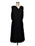 Macy's Solid Black Cocktail Dress Size 8 - photo 1