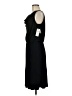 Macy's Solid Black Cocktail Dress Size 8 - photo 5