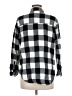 Universal Thread Checkered-gingham Black Long Sleeve Button-Down Shirt Size M - photo 2