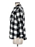 Universal Thread Checkered-gingham Black Long Sleeve Button-Down Shirt Size M - photo 5