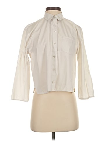 Theory 3/4 Sleeve Button-Down Shirt (view 1)